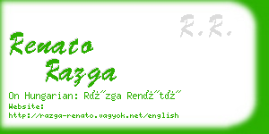 renato razga business card